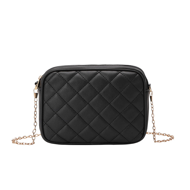 Innovative Women's Trend Chain Diamond Plaid Women's Messenger Bag