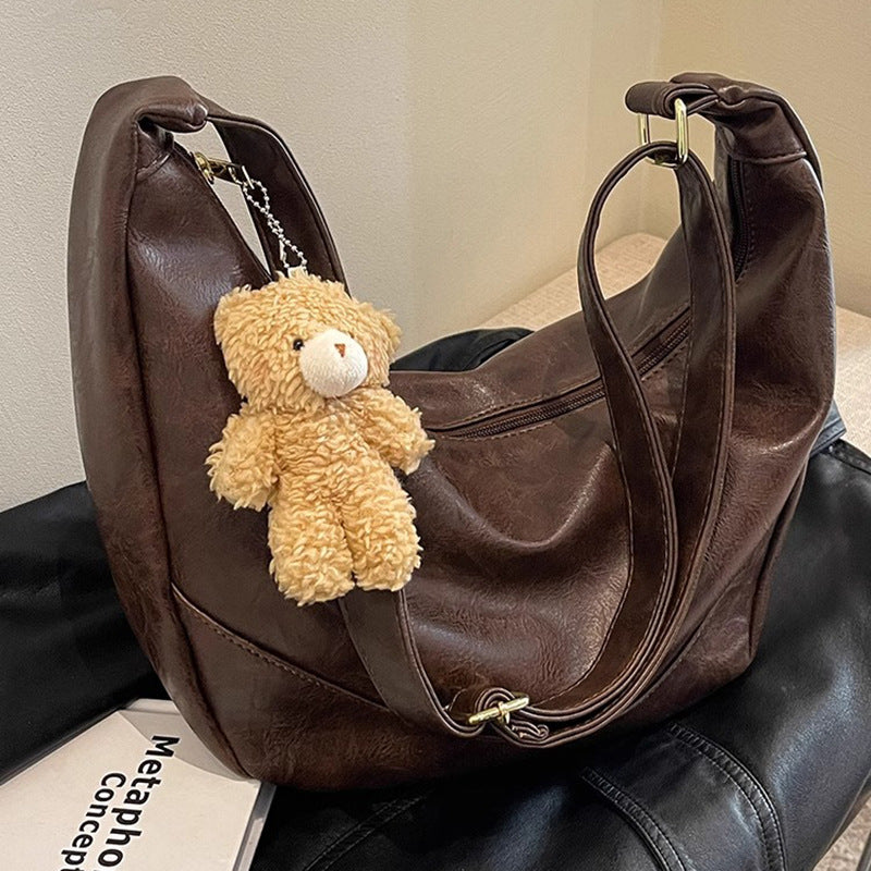Women's Female Commuter Leather High Sense Dumpling Women's Shoulder Bag
