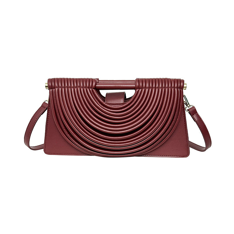 Women's Niche Woven Noodle Retro Hot Unique Women's Messenger Bag