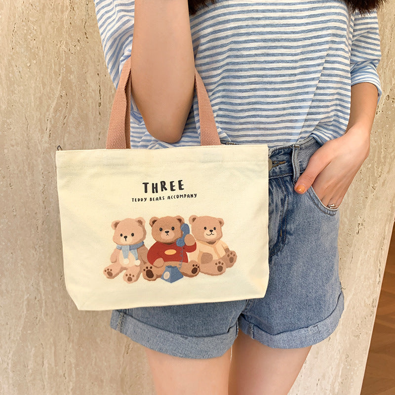 Women's Cloth Cute Summer Versatile Artistic Handbags