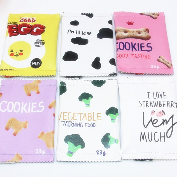 Snack Simulation Fun Biscuit Clutch Mini Coin Purses