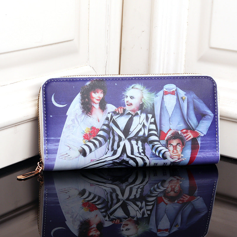 Jack Sally Christmas Night Shock Skull Men's Wallets