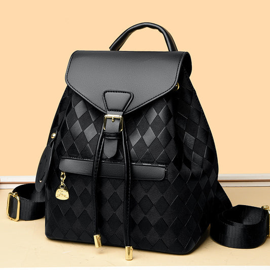 Women's Innovative Unique Lightweight Plaid Commuter Backpacks