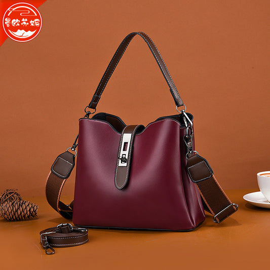 Women's Light Luxury Minority Retro Large Capacity Bags