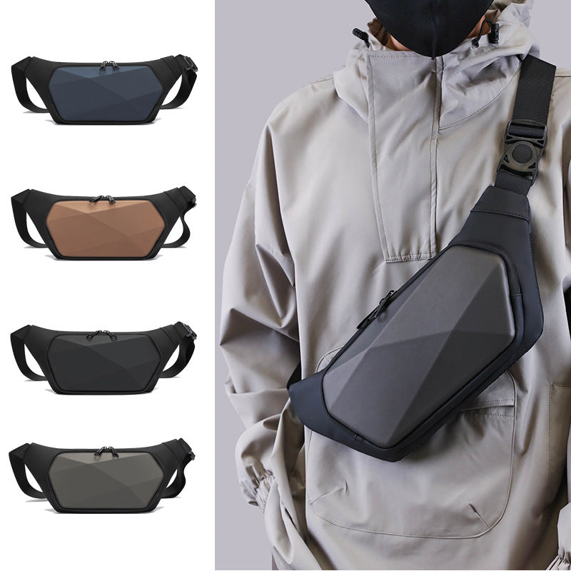 Women's & Men's & Hard Shell Waterproof Commuting Men's Chest Bags