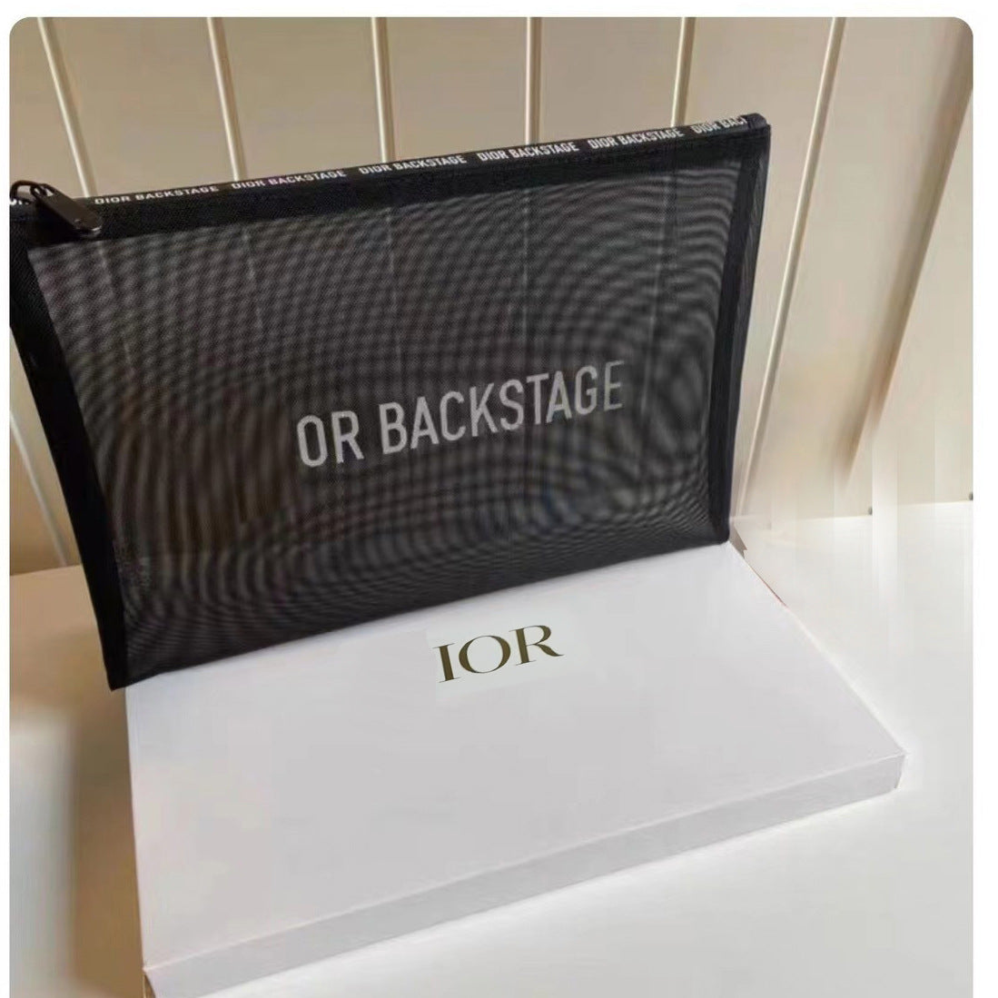 White Space Cotton Super Soft Feeling Portable Cosmetic Bags