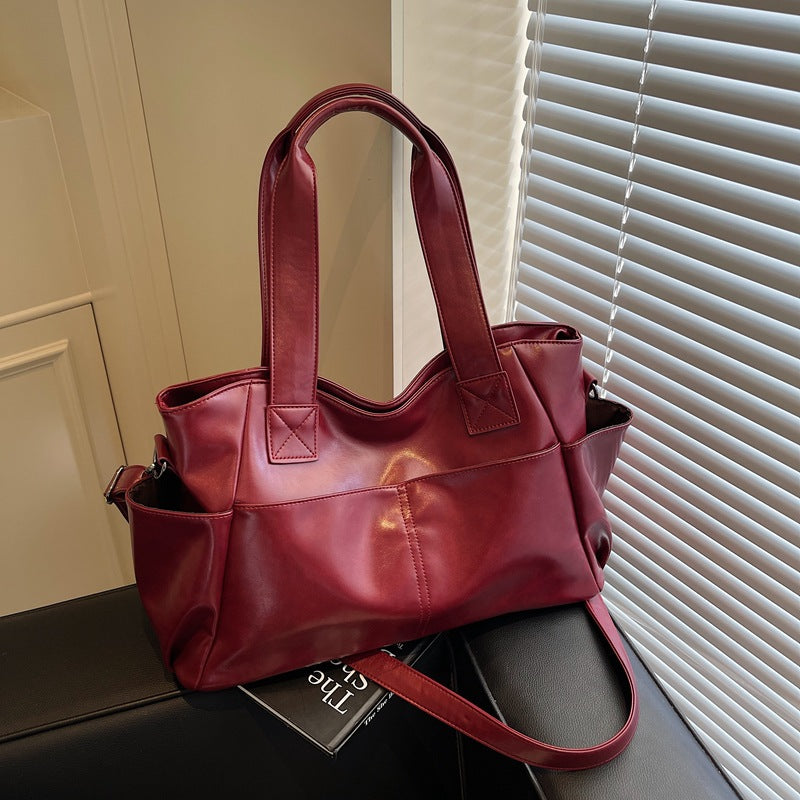Lady Temperament Large Capacity Textured Fashion Women's Shoulder Bag