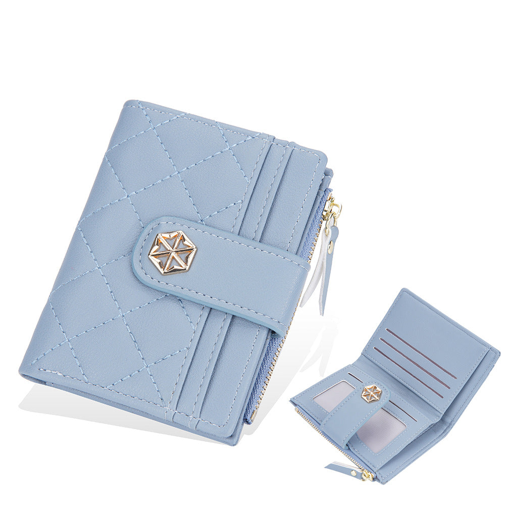 Women's No Multiple Slots Korean Short Ladies Wallets