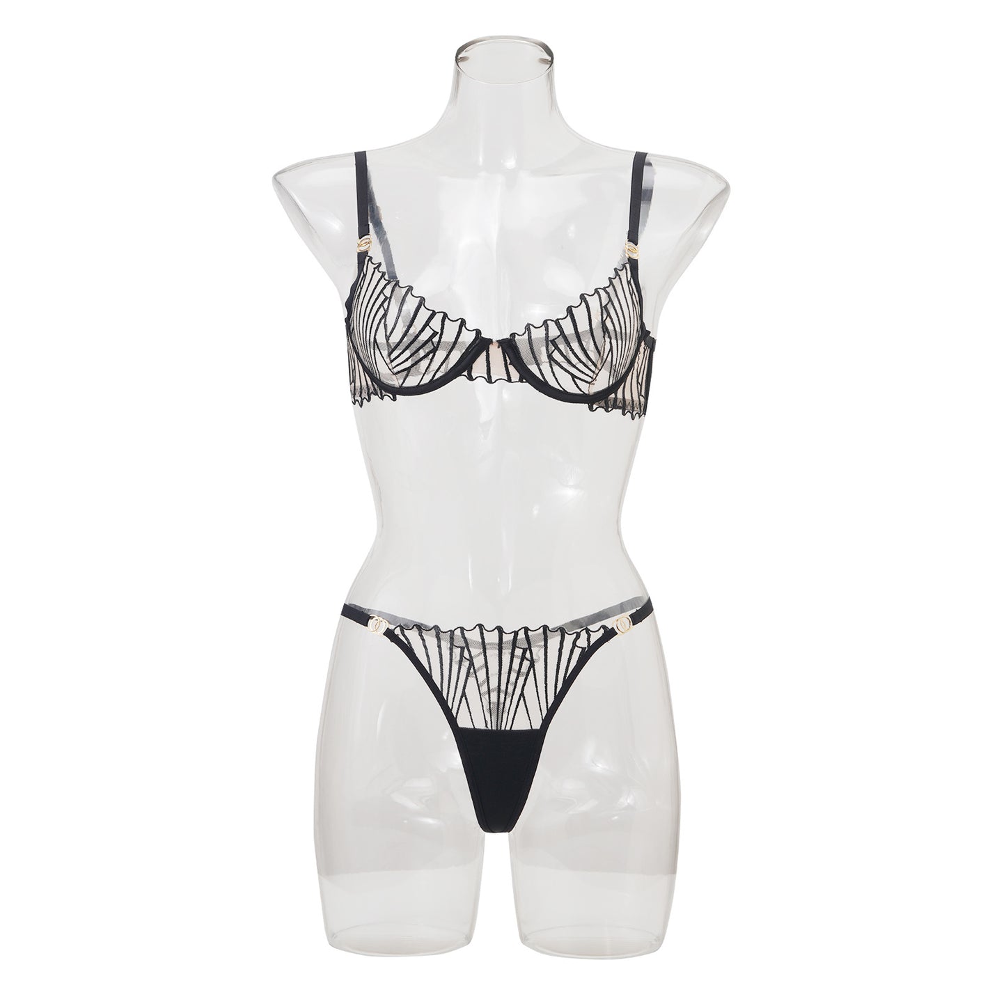 Women's Underwear Big Chest Small Push Up Breathable Lingerie Sets