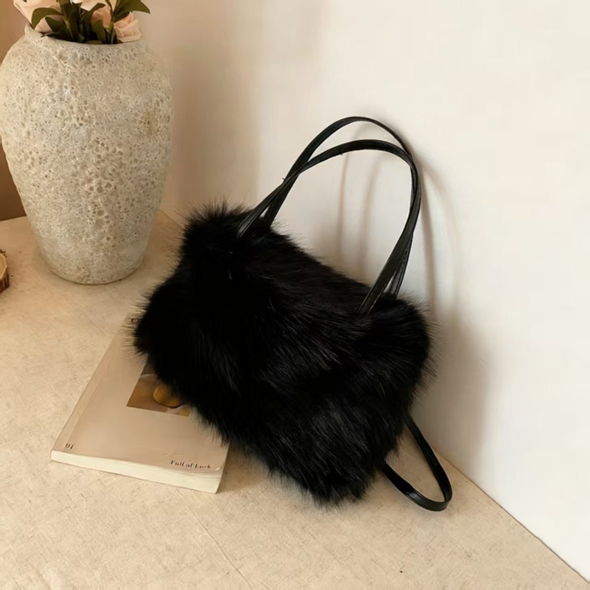 Women's Furry Simple Fashion Plush Texture Women's Messenger Bag