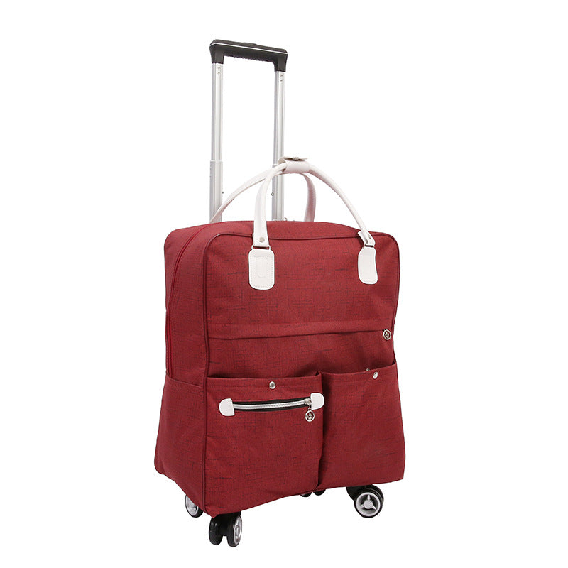 Women's Innovative Portable Folding Buggy Printing Travel Bags