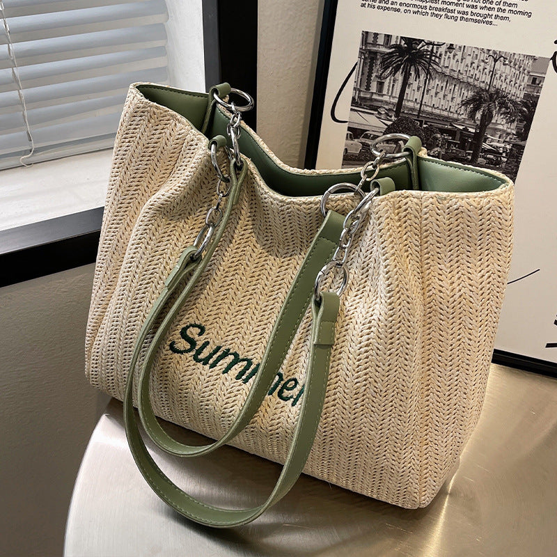 Women's Summer Large Capacity Portable Big Commuter Women's Shoulder Bag
