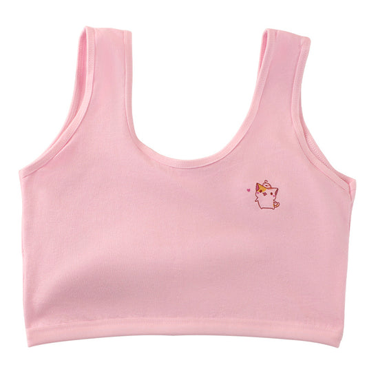 Children's Extended Version Underwear Development Period Thin Bras