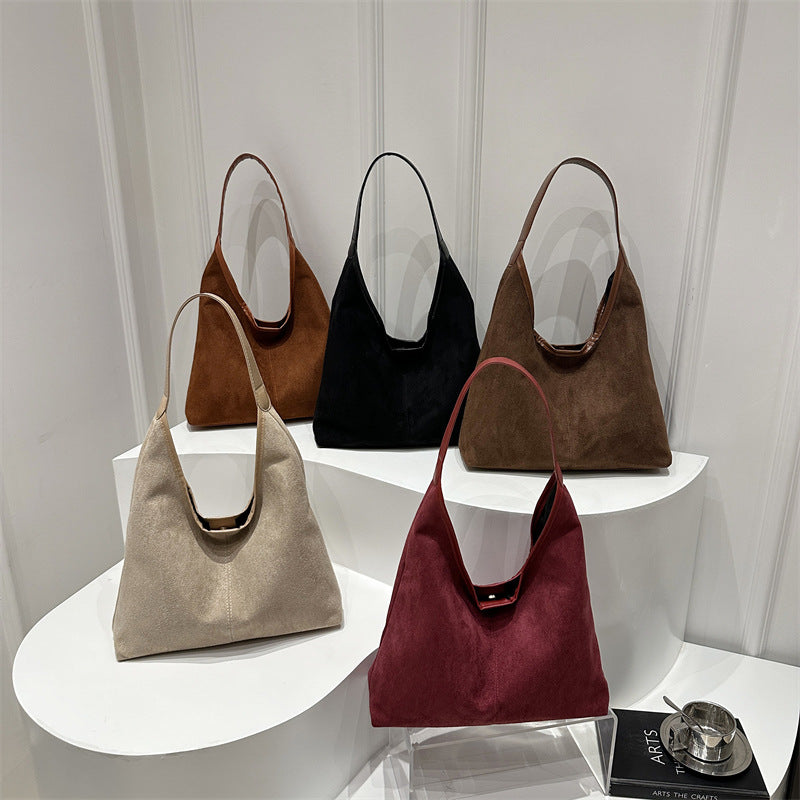 Color Winter Retro Commuter Large Capacity Fashion Simple Bags