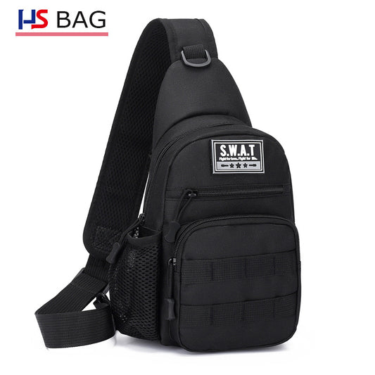 Men's Korean Oxford Cloth Large Capacity Camouflage Men's Chest Bags