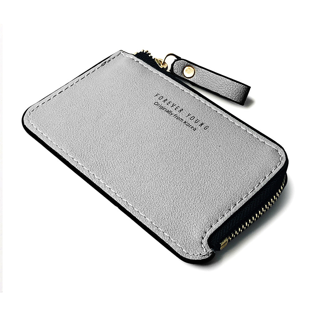 Men's Korean Style Zip Creative Short Business Men's Wallet