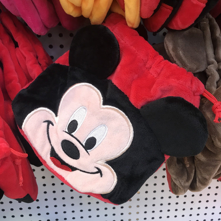 Women's & Men's & Plush Cute Drawstring Korean Mobile Coin Purses