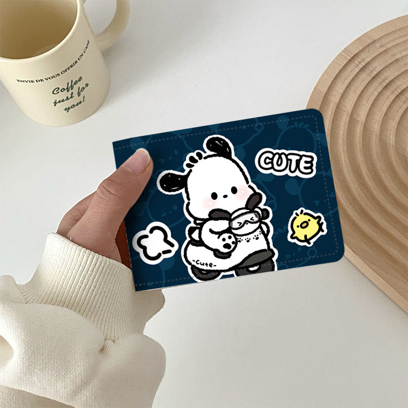 Driving License Protective Pacha Dog Leather Card Holder