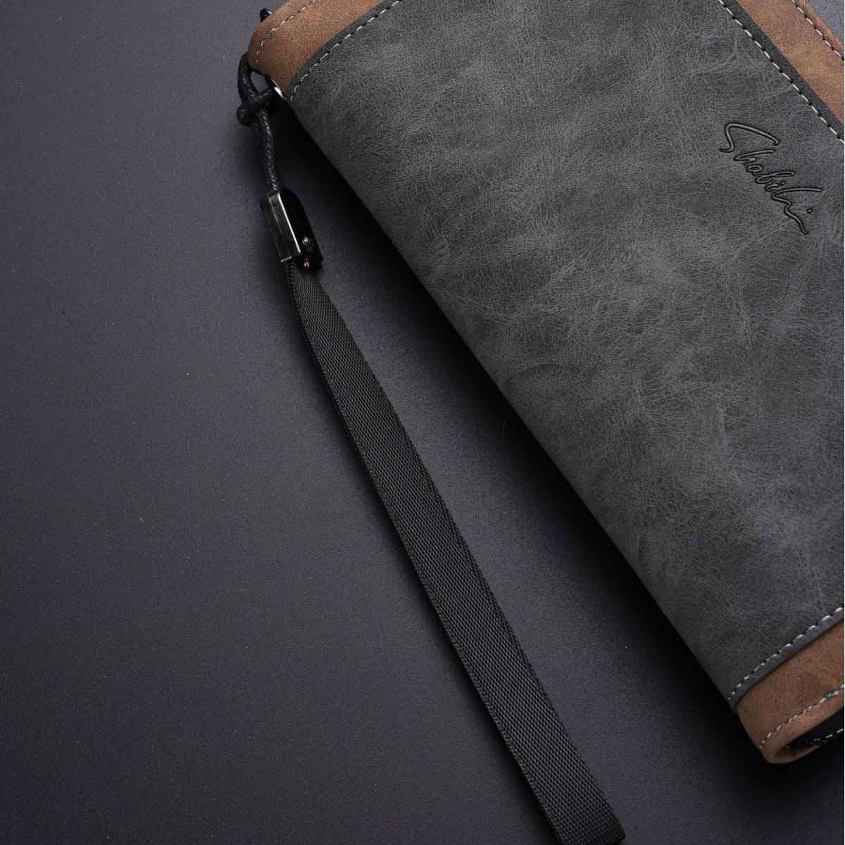 Men's Summer Long Color Matching Multiple Slots Hand Holding Large Capacity Men's Wallet