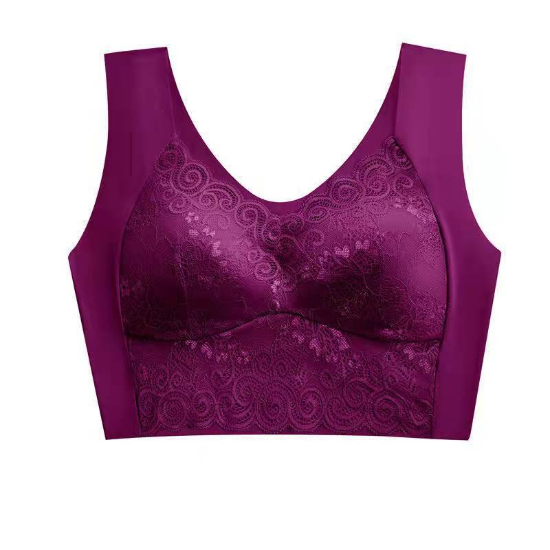 Lace Chest Wrap Underwear Fixed Integrated Cup Everyday Bras