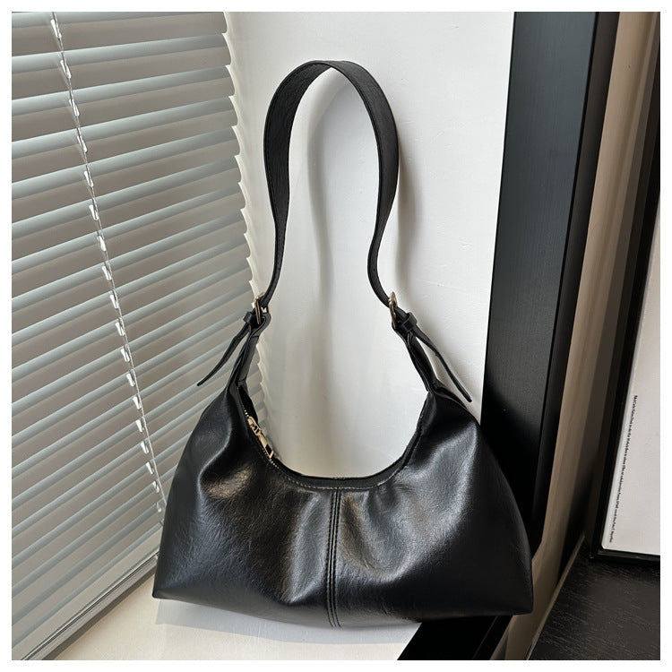 Veet Solid Color Simple Trendy Retro Commuter Large Bags