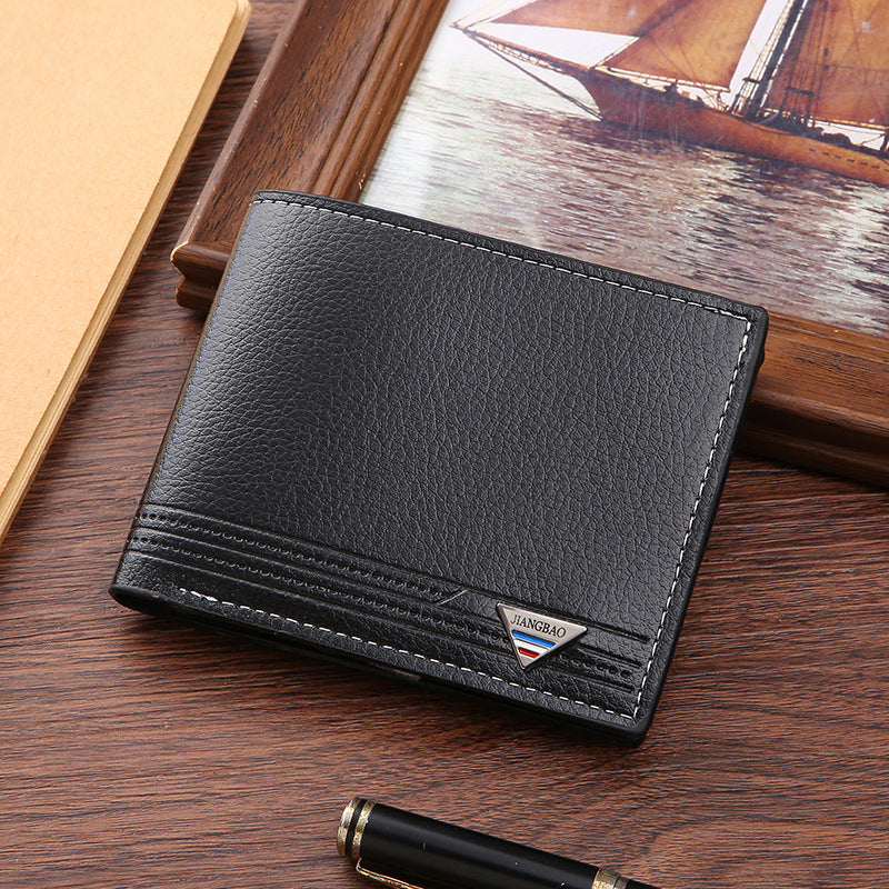 Men's Short Male Youth Business Fashion Large Men's Wallets