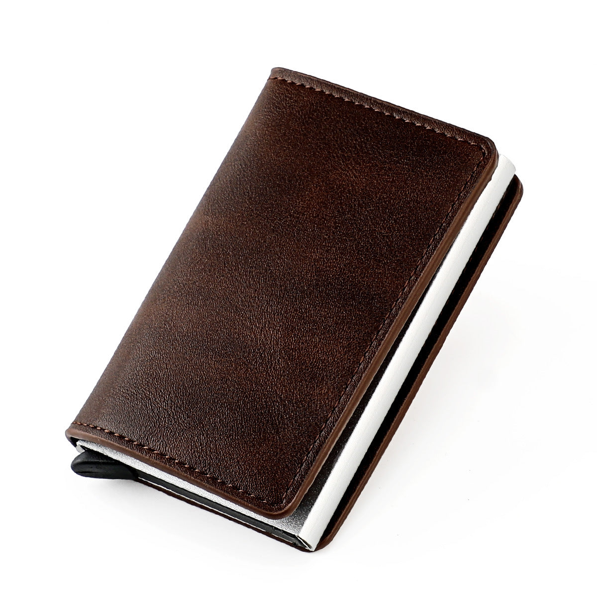 Men's Aluminum Alloy Credit Metal Cassette Business Card Holder