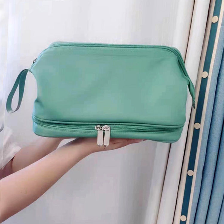 Dry Wet Separation Large Capacity Portable Cute High-grade Hand-held Super Makeup Bag