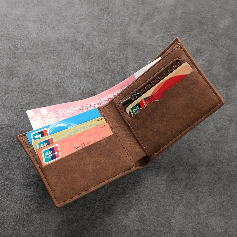 Men's Unique Versatile Vertical Retro Multifunctional Men's Wallets