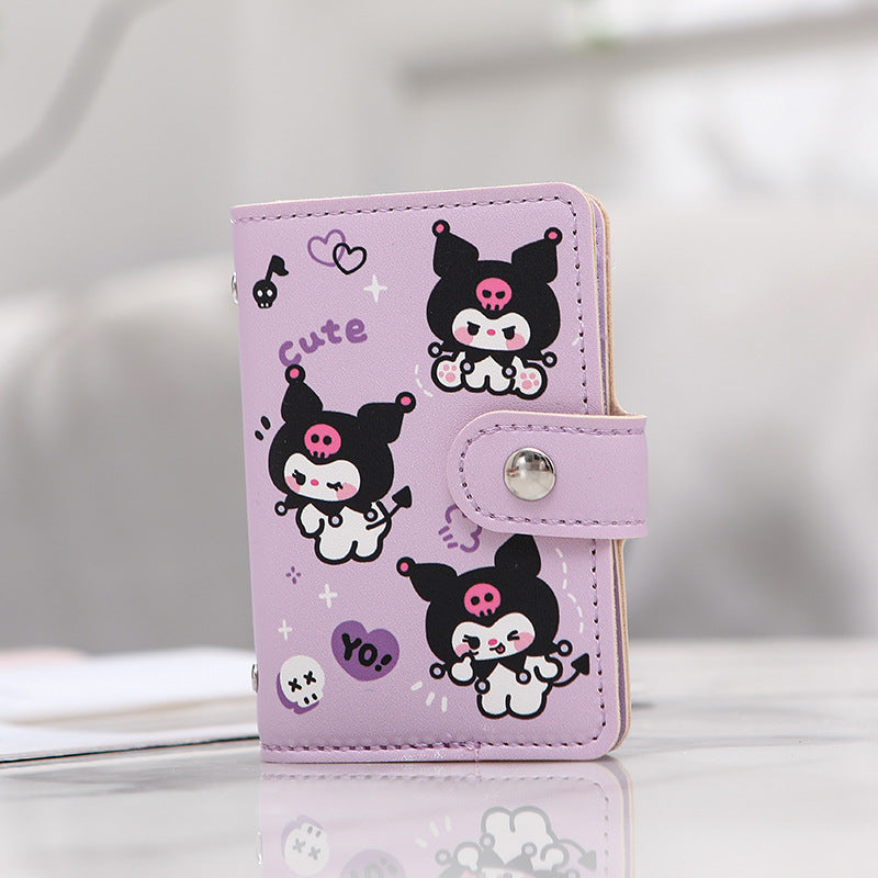 Pattern Female Compact Large Capacity Transparent Card Holder