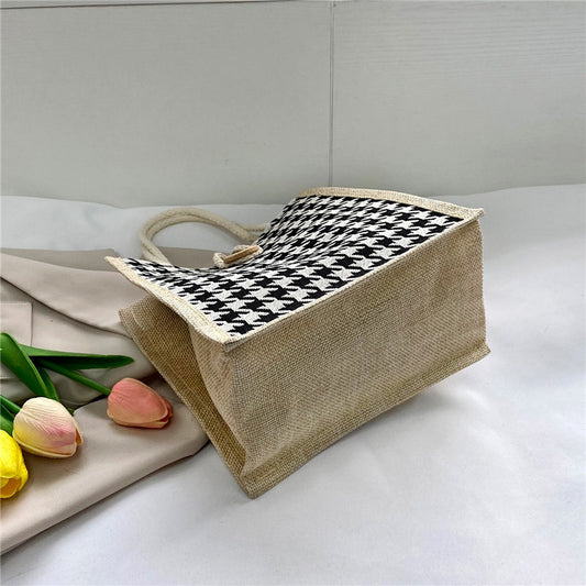Women's Portable Cloth Lunch Box With Rice Bags