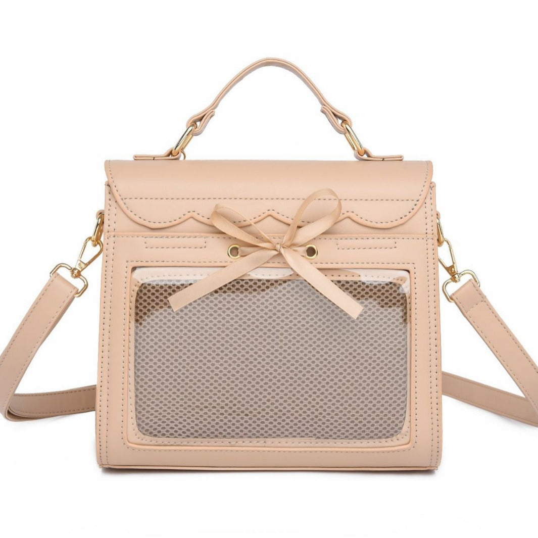 Shell Cartoon Fashion Versatile Cute Lace Badge Crossbody Bags
