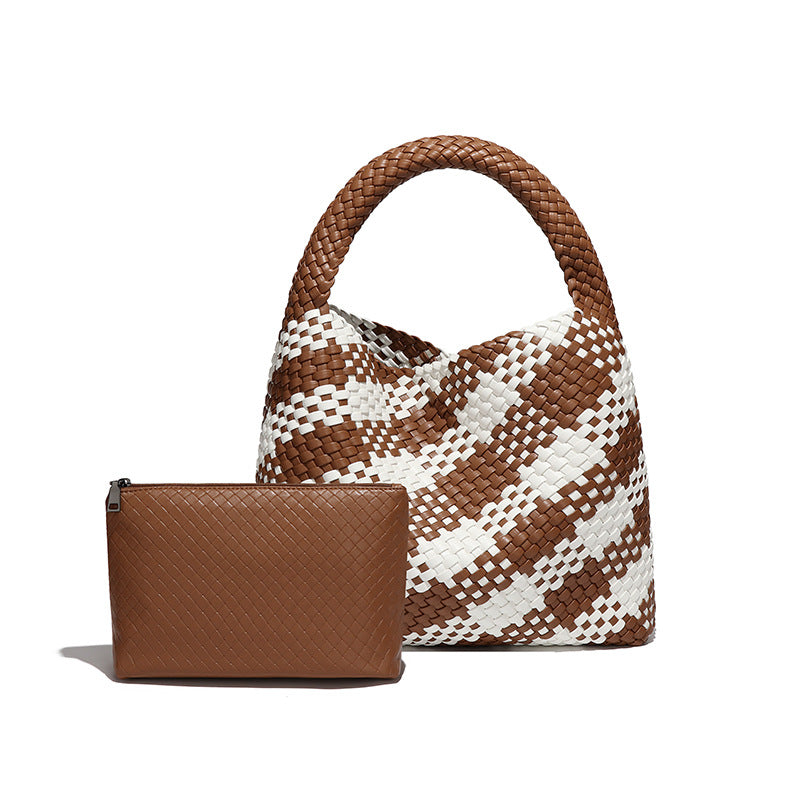 Women's Hand-woven Fashion Portable Korean Style Large Capacity Women's Shoulder Bag