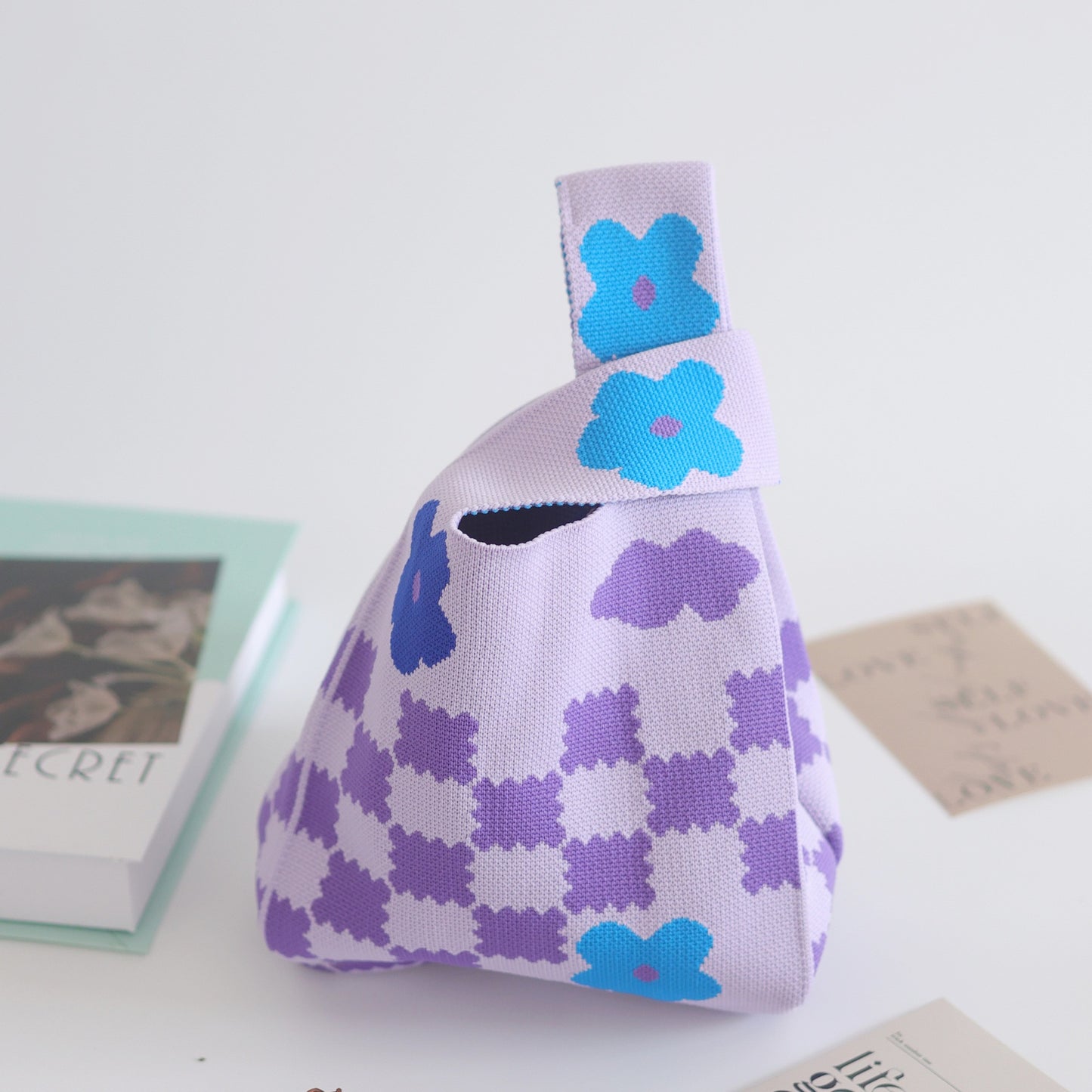 Unique Women's Knitted Woven Vest Simple Handbags