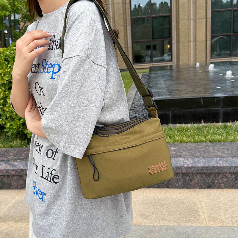 Women's Portable Cloth Fashion Simple Korean Style Compartment Large Capacity Women's Shoulder Bag