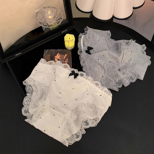Women's Underwear Lace Cotton Crotch Comfortable Personality Panties