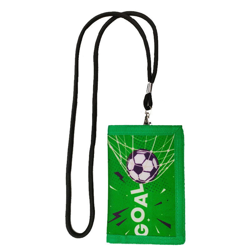 Lanyard Cartoon Animation Unicorn Gift Folding Men's Wallets