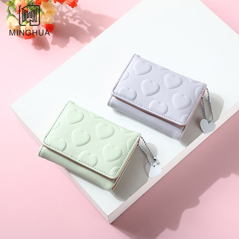 Women's Short Solid Color Summer Pattern Simple Ladies Wallets