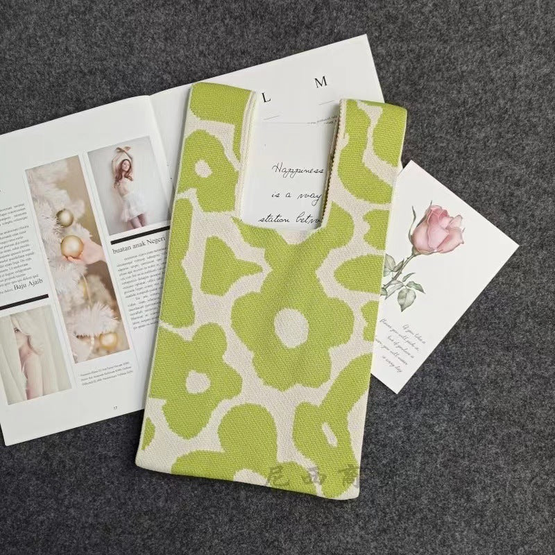 Korean Style Woolen Yarn Fashion Simple Knitted Handbags