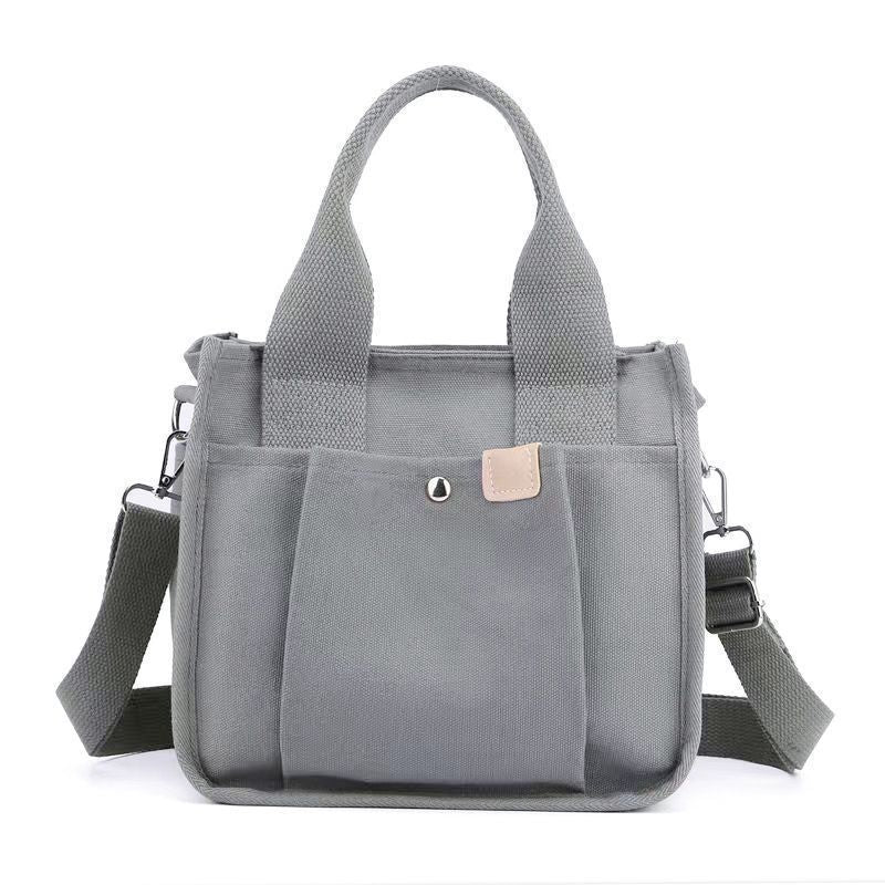 Women's Canvas Lunch Box Style With Handbags