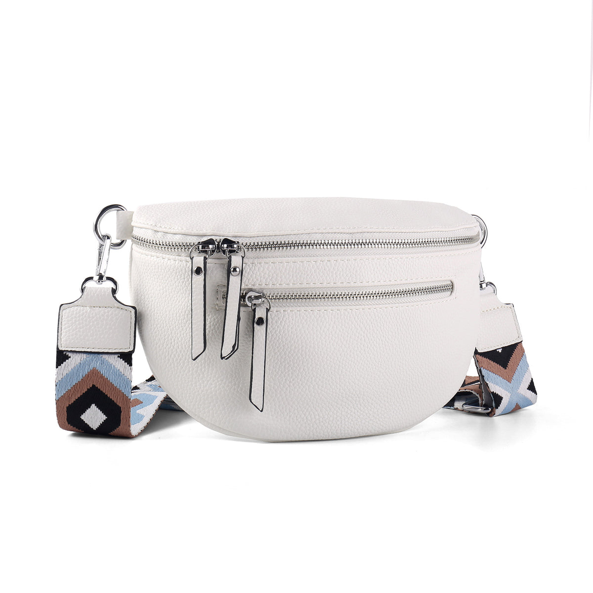 Women's Trendy Large Capacity Zipper Compartment Fashion Nation Pattern High-grade Bags