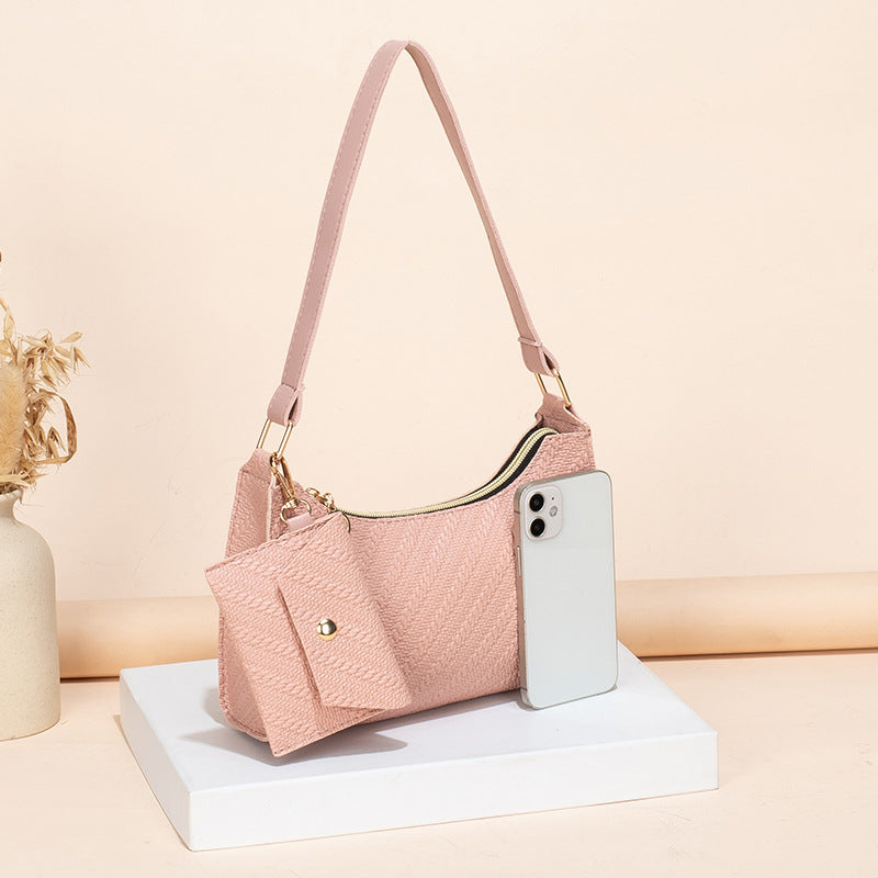 Women's Underarm Two-piece Set Korean Style Western Women's Shoulder Bag