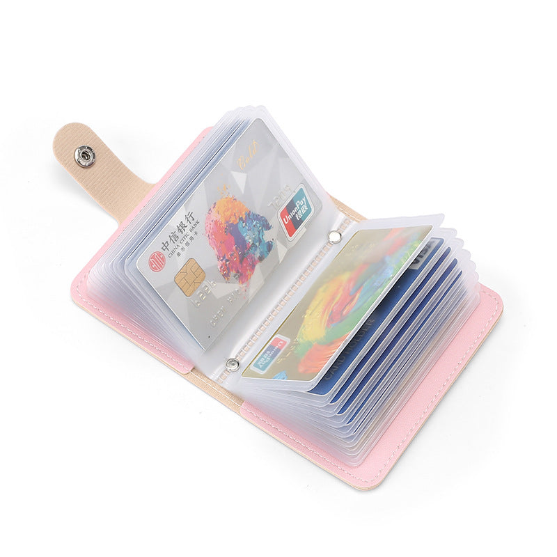 Women's Cute Large Capacity Driving License Multi Card Holder