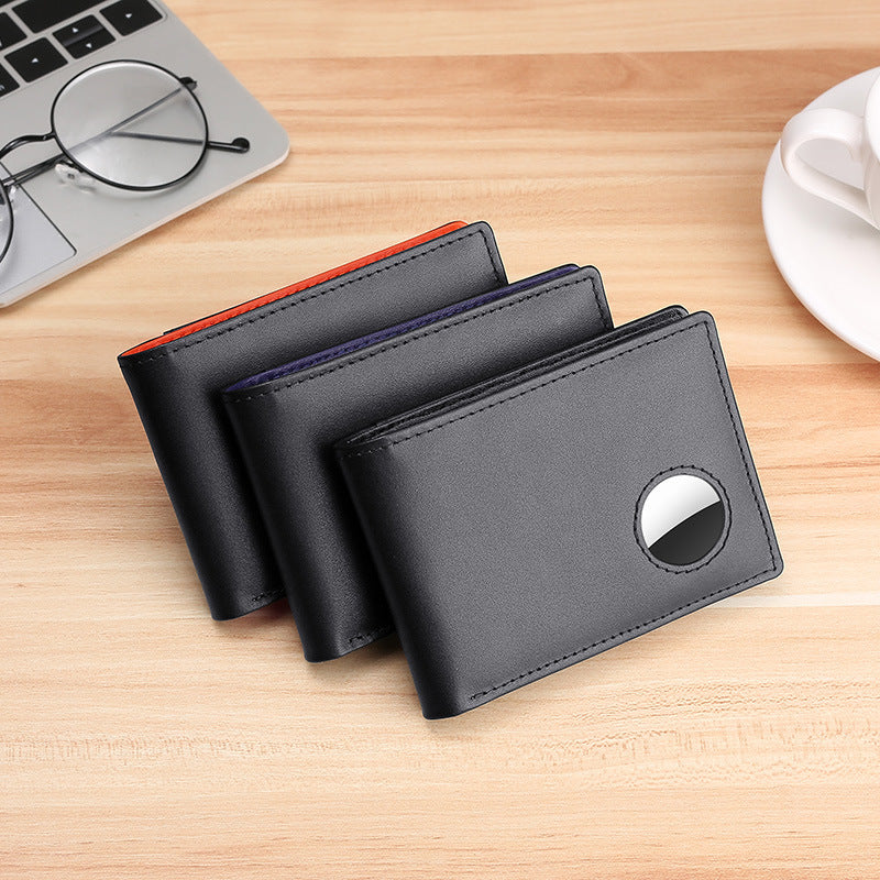 Men's Positioning Short Leather First Layer Cowhide Men's Wallet
