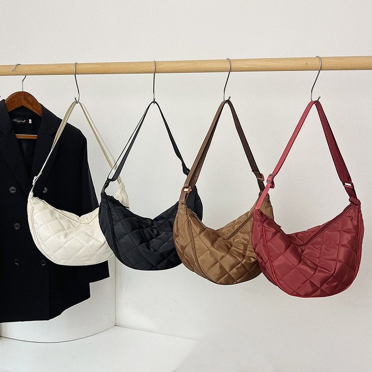 Trendy Nylon High-grade Large Capacity Dumpling Niche Female Women's Shoulder Bag