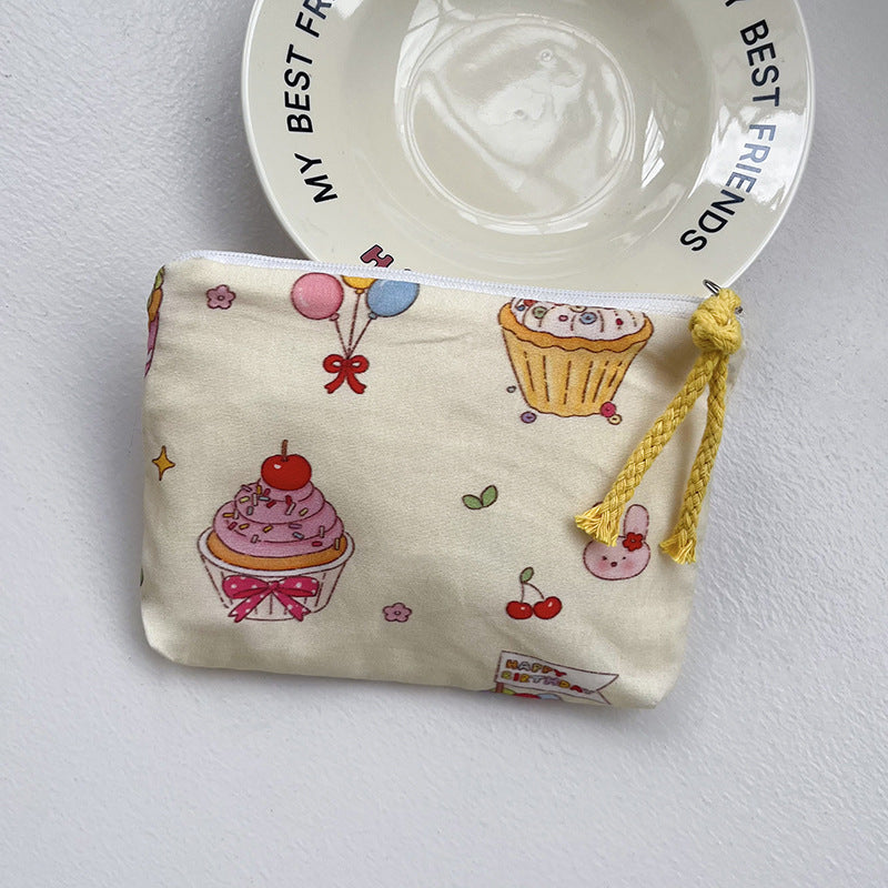 Korean Style Fresh Portable Mini Buggy Cosmetics Cosmetic Bags