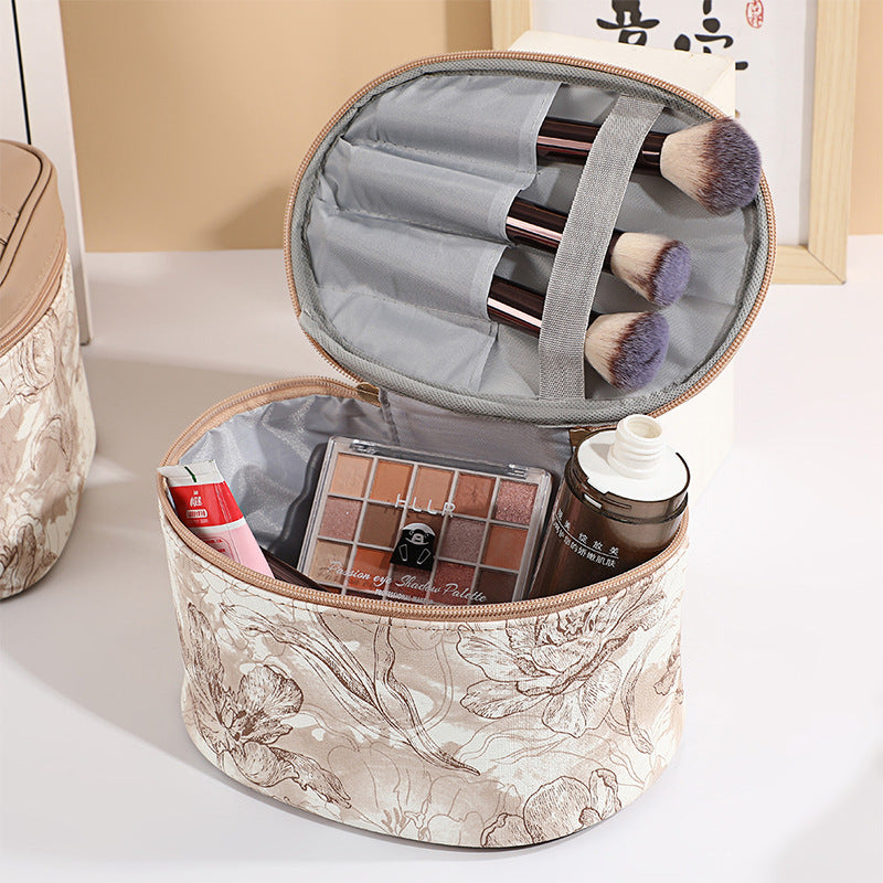 Large Capacity High Sense Portable Out Three-dimensional Cosmetics Simple Makeup Bag