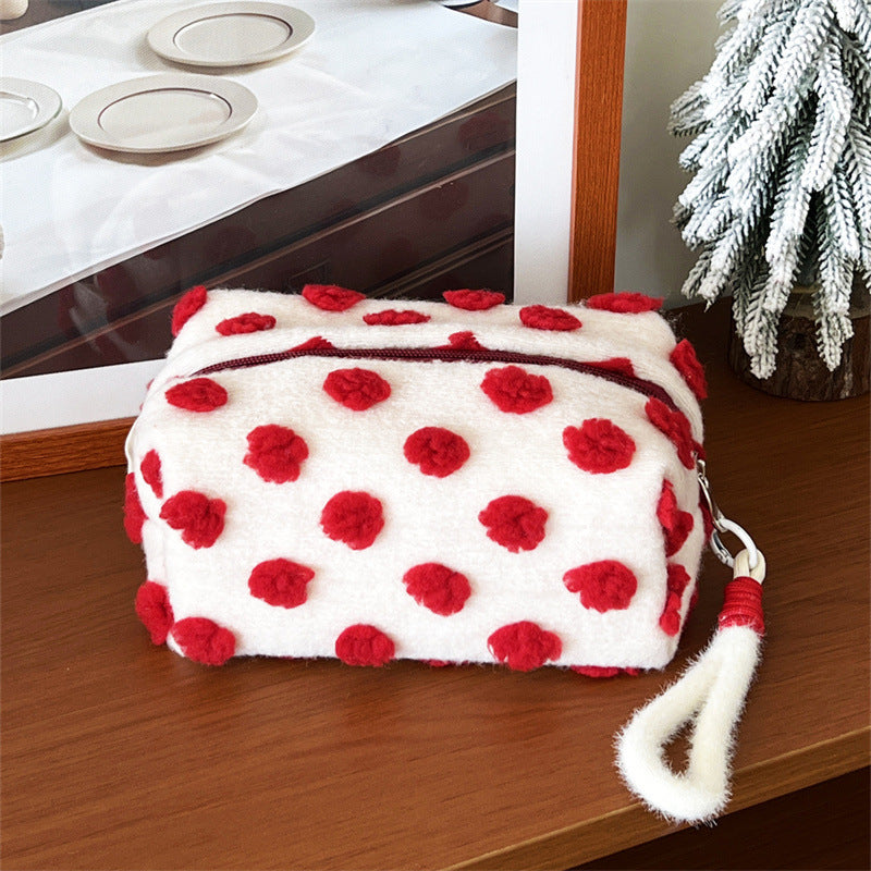 Plush Large Capacity Cute Cosmetics Storage Makeup Bag