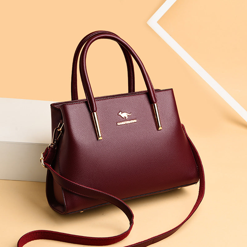 Women's Kangaroo Large Capacity Fashion Mom Commuter Handbags