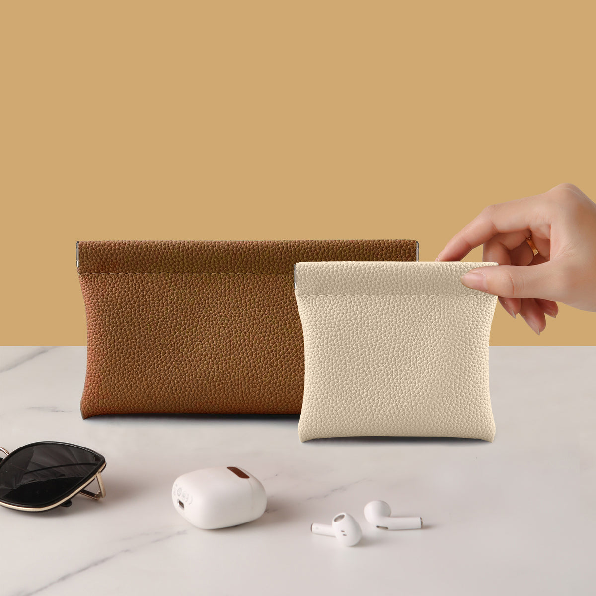 Storage Shrapnel Long Automatic Closed Data Cable Ladies Wallet